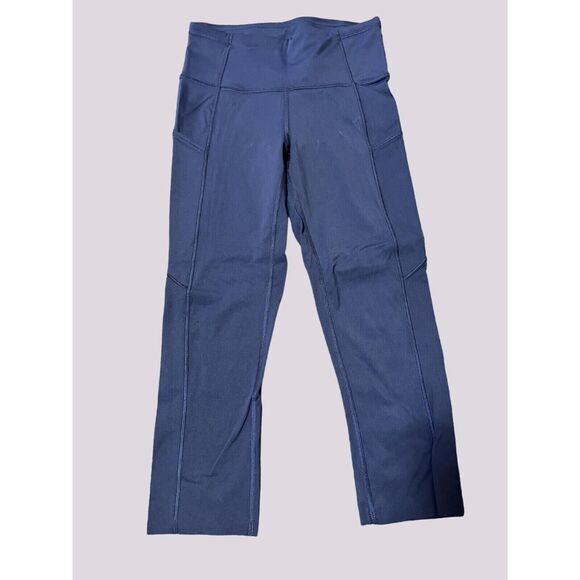 Lululemon Leggings Women's Blue Size 4 - Picture 1 of 6